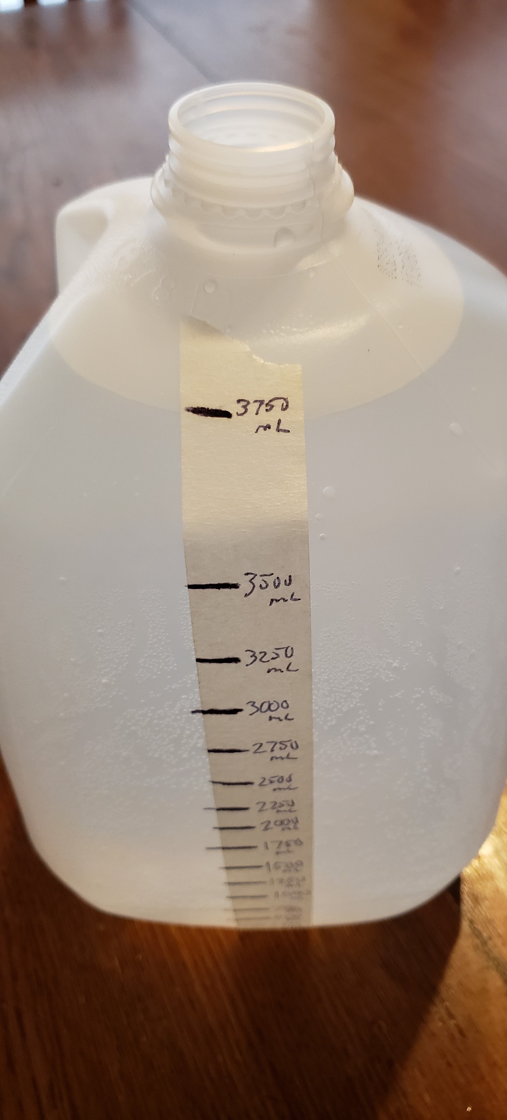 Measurements shown on side of jub