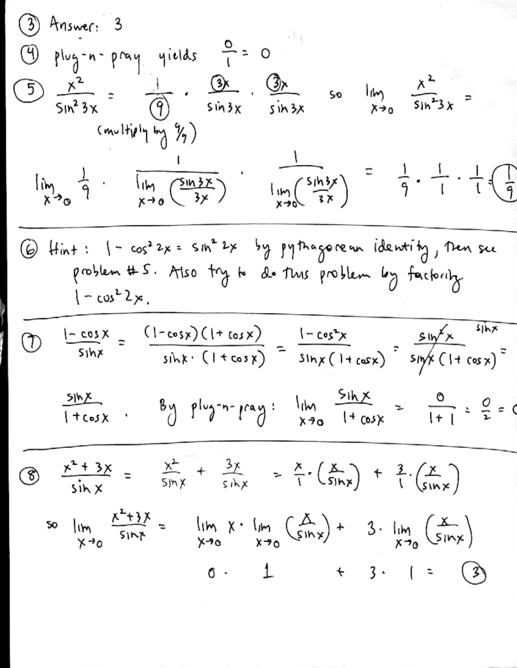 Limits Examples And Solutions Pdf